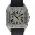 Cartier Santos 100 Medium Model Diamonds 
